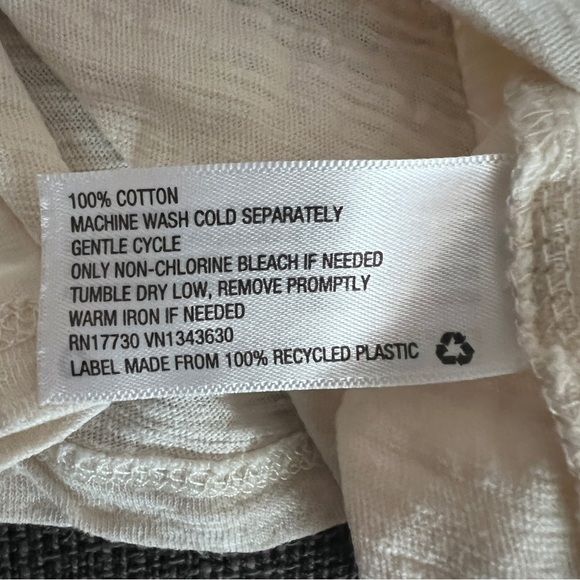 Universal Thread Cotton Peasant Style Relaxed Fit Blouse Cream Color Size XS - Picture 4 of 7